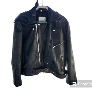 Leather Motorcycle Riding Jacket Women's